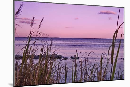 Sunset at Outer Banks, near Corolla-Martina Bleichner-Mounted Art Print