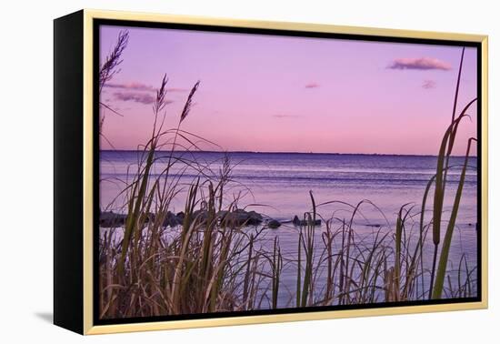 Sunset at Outer Banks, near Corolla-Martina Bleichner-Framed Stretched Canvas