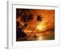 Sunset at Pigeon Point, Tobago, Caribbean-Terry Why-Framed Photographic Print