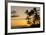 Sunset at Poipu Beach, Kauai, Hawaii, United States of America, Pacific-Michael DeFreitas-Framed Photographic Print