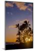 Sunset at Poipu Beach, Kauai, Hawaii, USA-Richard Duval-Mounted Photographic Print