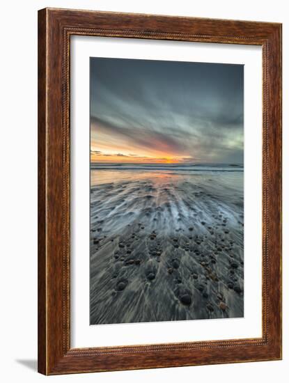 Sunset at Ponto Beach in Carlsbad, Ca-Andrew Shoemaker-Framed Photographic Print