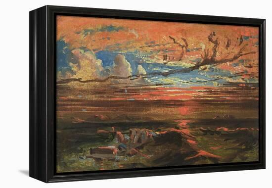 Sunset at Sea after a Storm-Francis Danby-Framed Premier Image Canvas