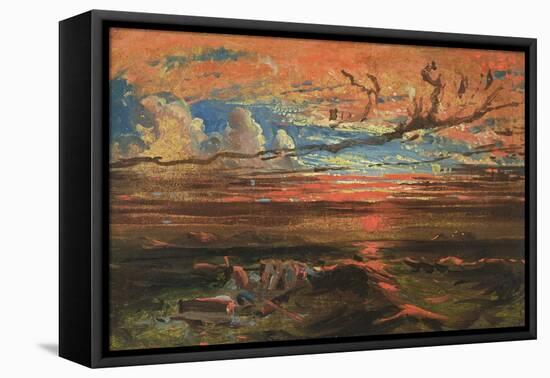 Sunset at Sea after a Storm-Francis Danby-Framed Premier Image Canvas