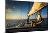 Sunset at Sea on aboard the Yacht Sailing-Zhukov Oleg-Mounted Photographic Print