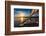 Sunset at Sea on aboard Yacht Sailing-Alan64-Framed Photographic Print