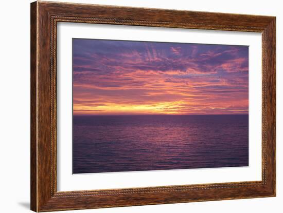 Sunset at Sea-Karyn Millet-Framed Photographic Print