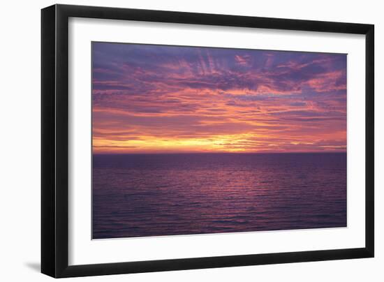 Sunset at Sea-Karyn Millet-Framed Photographic Print