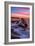 Sunset at Shark Fin Cove, Davenport, Santa Cruz, Pacific Ocean-Vincent James-Framed Photographic Print