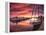 Sunset at Stuart Marina, Florida-Frances Gallogly-Framed Premier Image Canvas