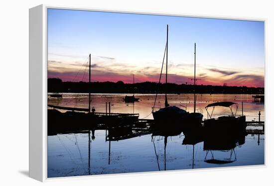 Sunset At Sturgeon Bay, Door County, Wisconsin '12-Monte Nagler-Framed Premier Image Canvas