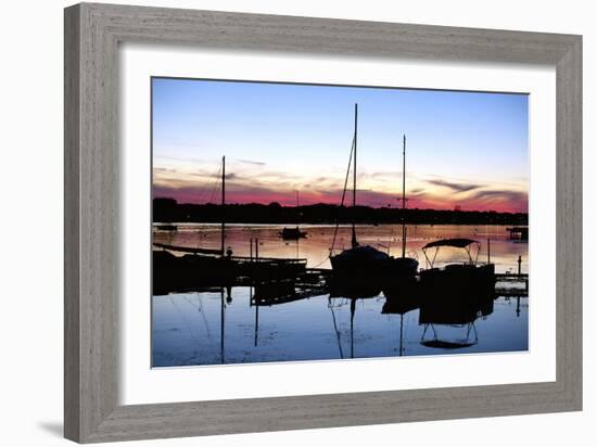 Sunset At Sturgeon Bay, Door County, Wisconsin '12-Monte Nagler-Framed Photographic Print