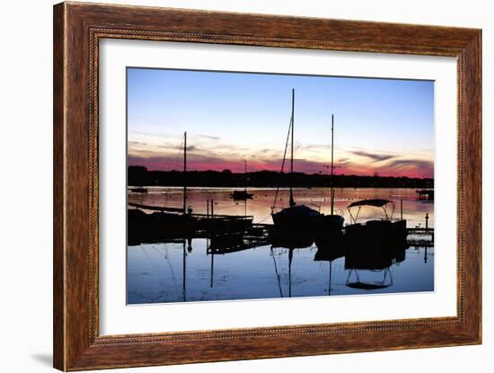 Sunset At Sturgeon Bay, Door County, Wisconsin '12-Monte Nagler-Framed Photographic Print