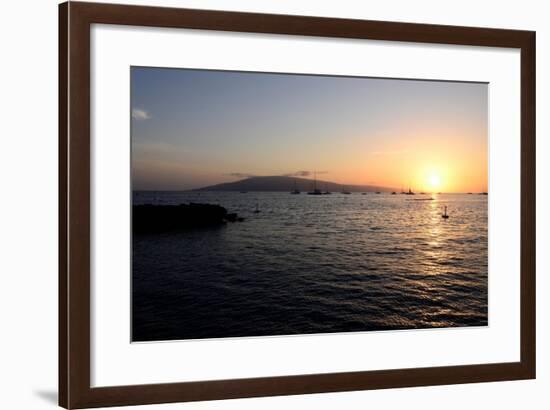 Sunset At The Bay-Bruce Nawrocke-Framed Art Print