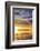 Sunset at the Great Salt Lake in Utah on a Warm Early Spring Day-Clint Losee-Framed Photographic Print