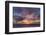 Sunset at the North Sea in Denmark-Ralf Gerard-Framed Photographic Print