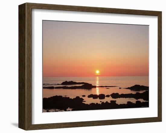 Sunset at the Sea-null-Framed Photographic Print