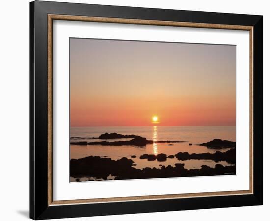 Sunset at the Sea-null-Framed Photographic Print