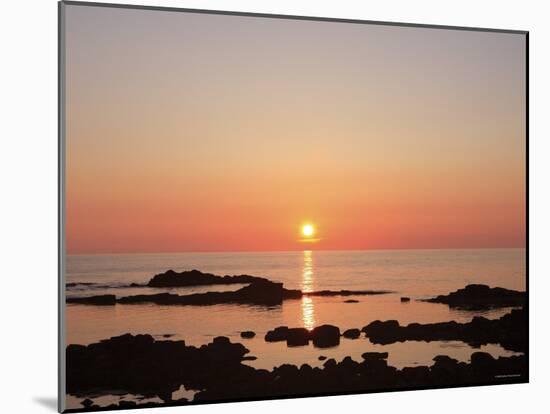 Sunset at the Sea-null-Mounted Photographic Print
