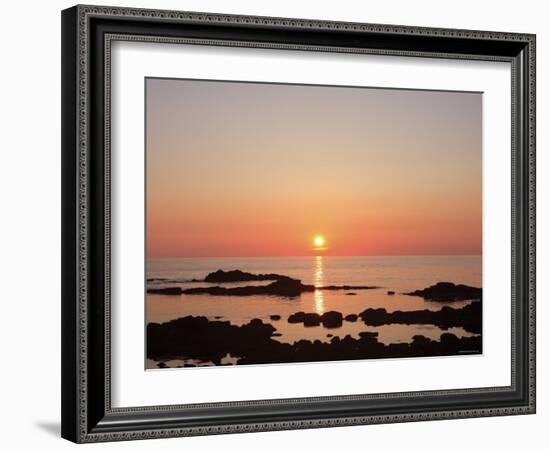 Sunset at the Sea-null-Framed Photographic Print