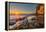 Sunset at Victoria Beach in Laguna Beach, Ca-Andrew Shoemaker-Framed Premier Image Canvas