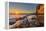 Sunset at Victoria Beach in Laguna Beach, Ca-Andrew Shoemaker-Framed Premier Image Canvas