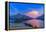 Sunset at Waterton Lakes National Park, Alberta, Canada-Stocktrek Images-Framed Premier Image Canvas