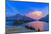 Sunset at Waterton Lakes National Park, Alberta, Canada-Stocktrek Images-Mounted Photographic Print