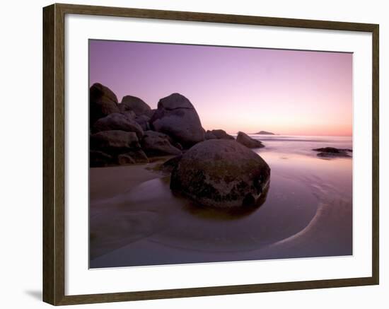 Sunset at Whiskey Beach, Wilson's Promontory, Victoria, Australia-Thorsten Milse-Framed Photographic Print