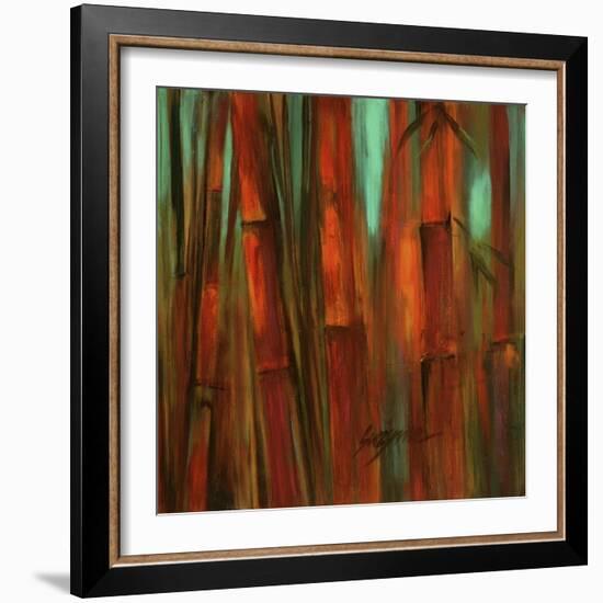 Sunset Bamboo II-Suzanne Wilkins-Framed Art Print