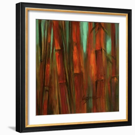 Sunset Bamboo II-Suzanne Wilkins-Framed Art Print