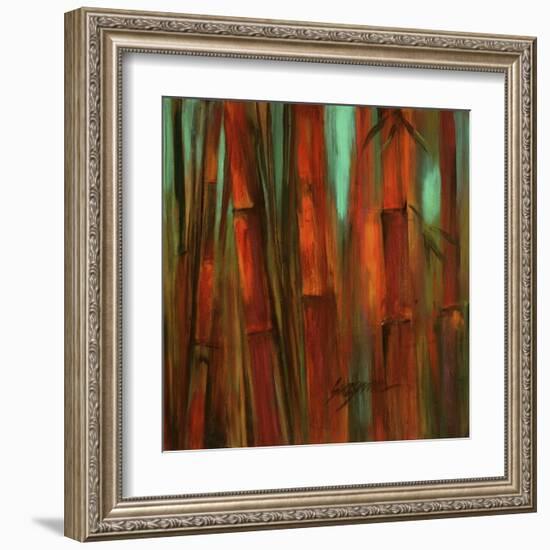 Sunset Bamboo II-Suzanne Wilkins-Framed Art Print