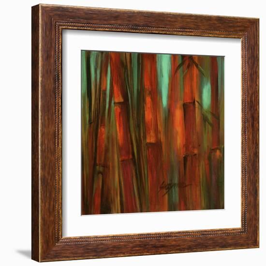 Sunset Bamboo II-Suzanne Wilkins-Framed Art Print