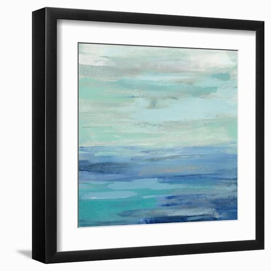 Sunset Beach II no Orange-Silvia Vassileva-Framed Art Print