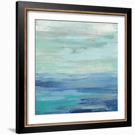 Sunset Beach II no Orange-Silvia Vassileva-Framed Art Print