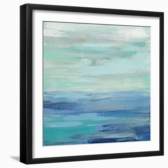 Sunset Beach II no Orange-Silvia Vassileva-Framed Art Print