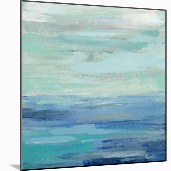 Sunset Beach II no Orange-Silvia Vassileva-Mounted Art Print