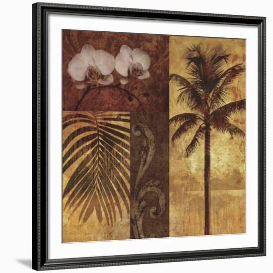 Sunset Beach II-Keith Mallett-Framed Art Print