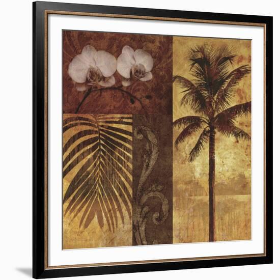 Sunset Beach II-Keith Mallett-Framed Art Print