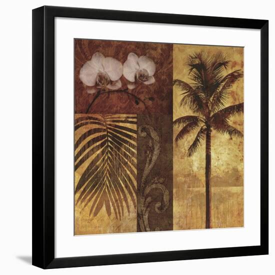 Sunset Beach II-Keith Mallett-Framed Art Print