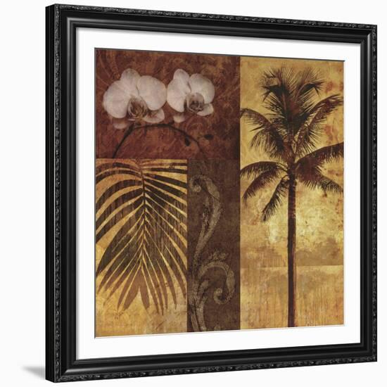 Sunset Beach II-Keith Mallett-Framed Art Print
