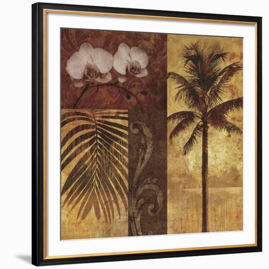 Sunset Beach II-Keith Mallett-Framed Art Print