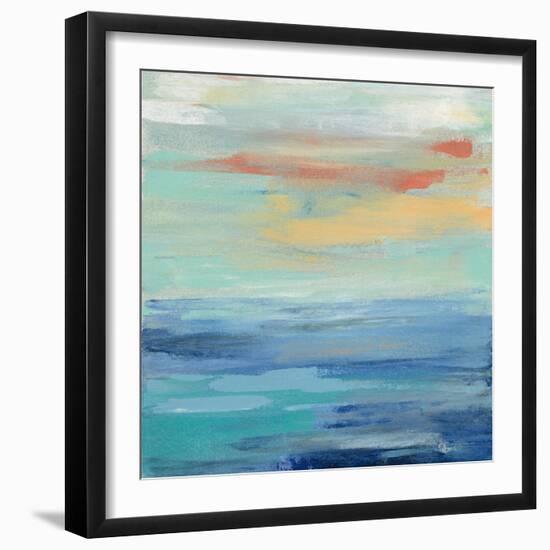 Sunset Beach II-Silvia Vassileva-Framed Art Print