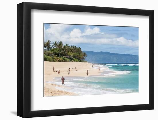 Sunset Beach, North Shore, Oahu, Hawaii, United States of America, Pacific-Michael DeFreitas-Framed Photographic Print