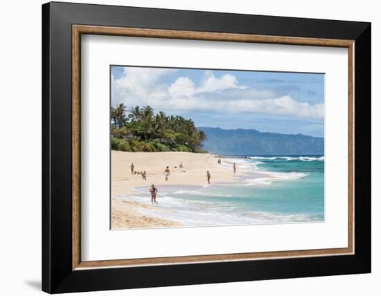 Sunset Beach, North Shore, Oahu, Hawaii, United States of America, Pacific-Michael DeFreitas-Framed Photographic Print