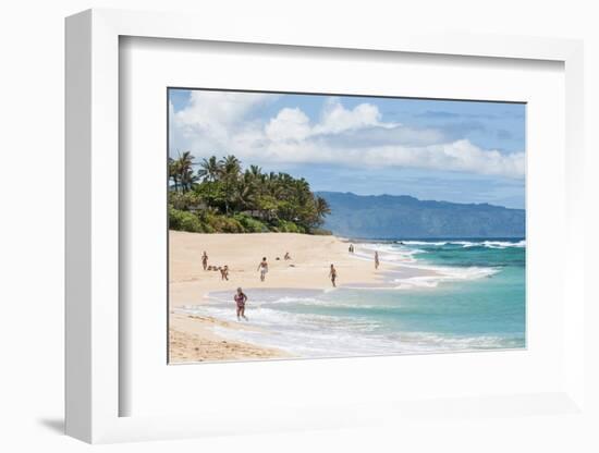 Sunset Beach, North Shore, Oahu, Hawaii, United States of America, Pacific-Michael DeFreitas-Framed Photographic Print