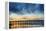 Sunset Beach Pier at Sunrise, North Carolina, USA-null-Framed Premier Image Canvas