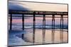 Sunset Beach Pier at Sunrise, North Carolina, USA-null-Mounted Photographic Print