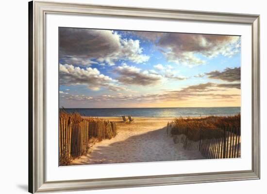 Sunset Beach-Daniel Pollera-Framed Art Print