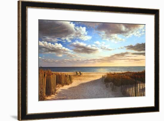 Sunset Beach-Daniel Pollera-Framed Art Print